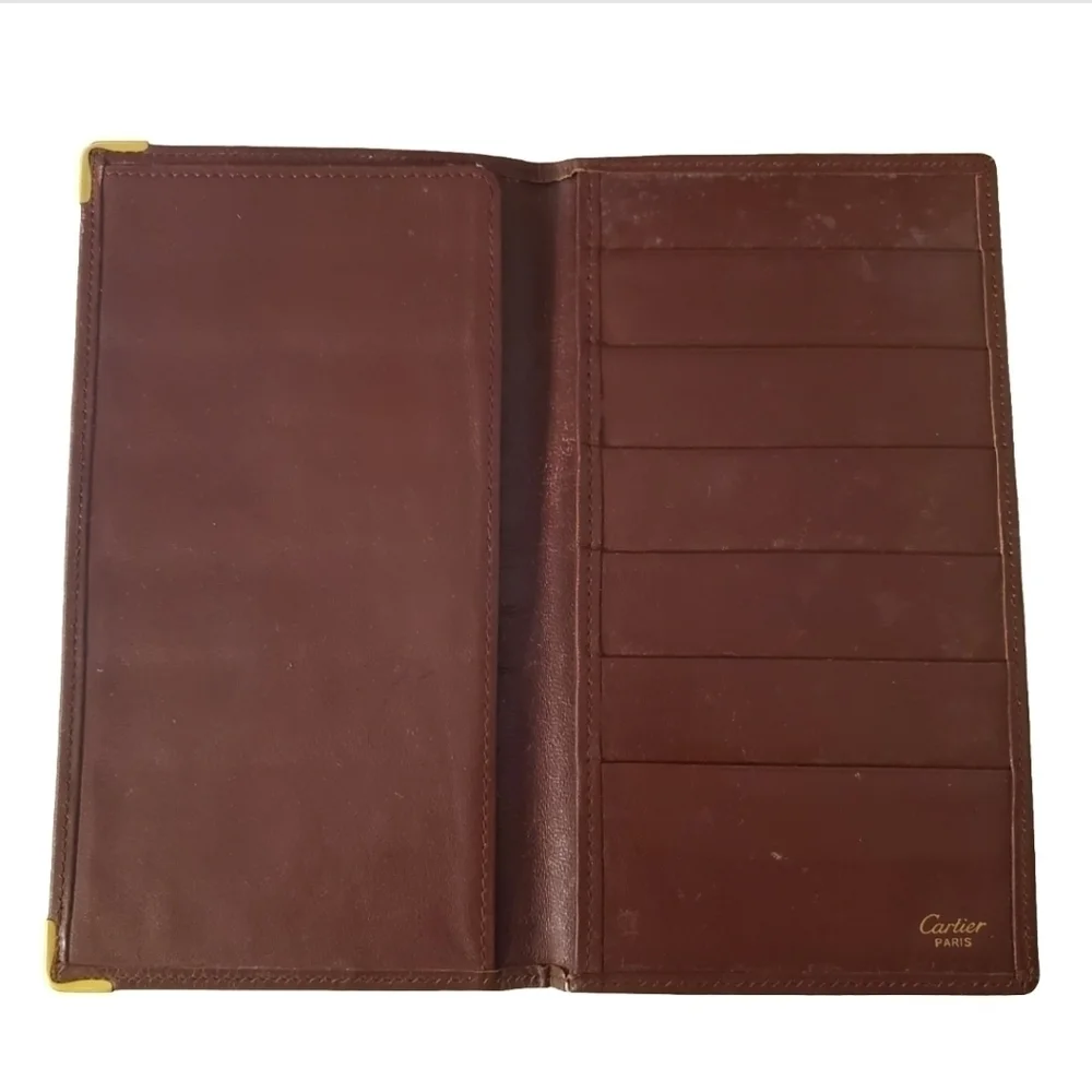 24HR SUPRISE SALE  Cartier Bifold Men's Leather Long Wallet - Picture 8 of 9